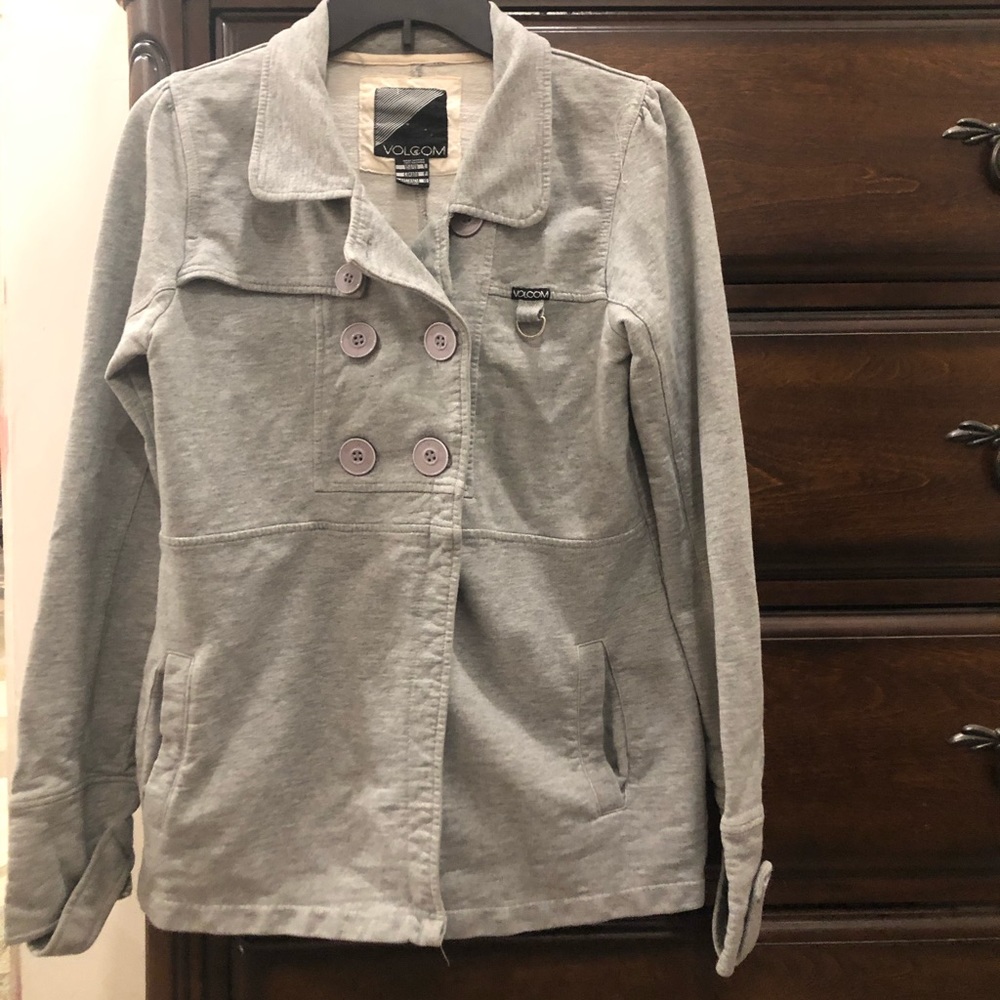 Light Grey Women’s Girls Junior Volvo’s Peacoat